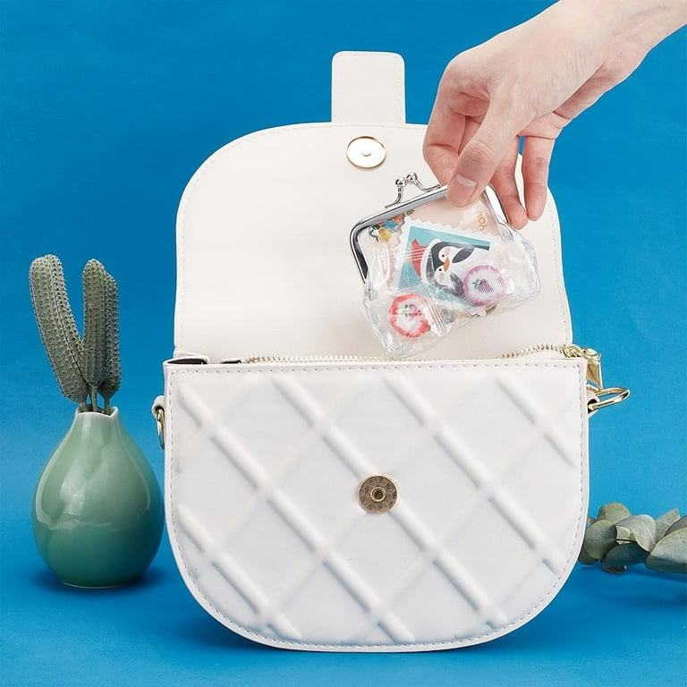 Clear Coin Purses Transparent Change Purses Waterproof PVC Jelly