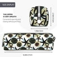 thumbnail image 3 of Honeii Sea ​​Urchin Pattern Pencil Case, Pencil Pouch, Pencil Case Small, Pencil Pouch Aesthetic, PVC Pencil Pouch, Pencil Bag, Makeup Pouch, 3 of 7