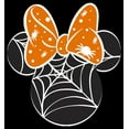 thumbnail image 2 of Junior's Mickey & Friends Minnie Web Silhouette Graphic Tee Black Large, 2 of 3
