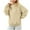 Khaki, variant on Women's Essentials Hoodie for Casual Loose Lantern Sleeve Solid Color Thin Hoodie Sweatshirts Fashion Tops