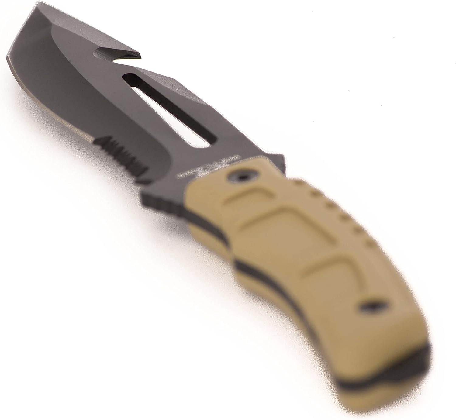 WEYLAND Outdoor Utility, Hunting, Hiking, and Camping Knife with MOLLE Sheath.