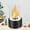 Black, variant on Bio Tabletop Fireplace - Indoor/Outdoor Decorative Heating | Tempered Glass & Stainless Steel | 45-60 Min Burn Time | Includes Fire Extinguisher & Decorative Stones | Balcony Garden Patio Use