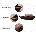 thumbnail image 3 of IFANLANDOR 1 Pce Bateau de Pêche Modèle Bronze pour Décoration Intérieure Extérieure, 3 of 4