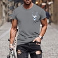 thumbnail image 1 of Tops para hombre, blusas y camisas de cuello redondo y manga corta para hombre, camisetas casuales de moda para hombre, blusas deportivas de cuello redondo y manga corta, blusas de poliéster para homb, 1 of 5