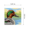 thumbnail image 3 of Gobelin canvas for halfstitch without yarn Teal Duck 3512D, 3 of 4