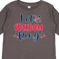 thumbnail image 4 of Inktastic 4th of July Let Freedom Ring with Stars Boys or Girls Long Sleeve Toddler T-Shirt, 4 of 5