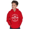thumbnail image 3 of Christian Family Faith Friends Flag Youth Hoodie Boy Girl Teen Brisco Brands S, 3 of 6
