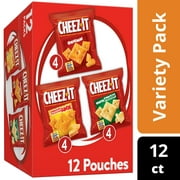 Cheez-It Variety Pack Cheese Crackers, Baked Snack Crackers, 12.1 oz, 12 Count