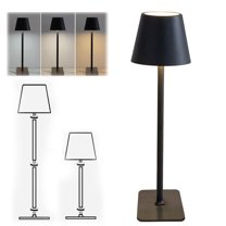 Bedside Lamps,Touch Lamp,Cordless Lamp,Rechargeable Lamp,Cordless Table Lamp Rechargeable Black - KK 2 Pack 5000mAH Battery Operated Lamp for Counter(Black 15in)Clearance from ANMUYUM