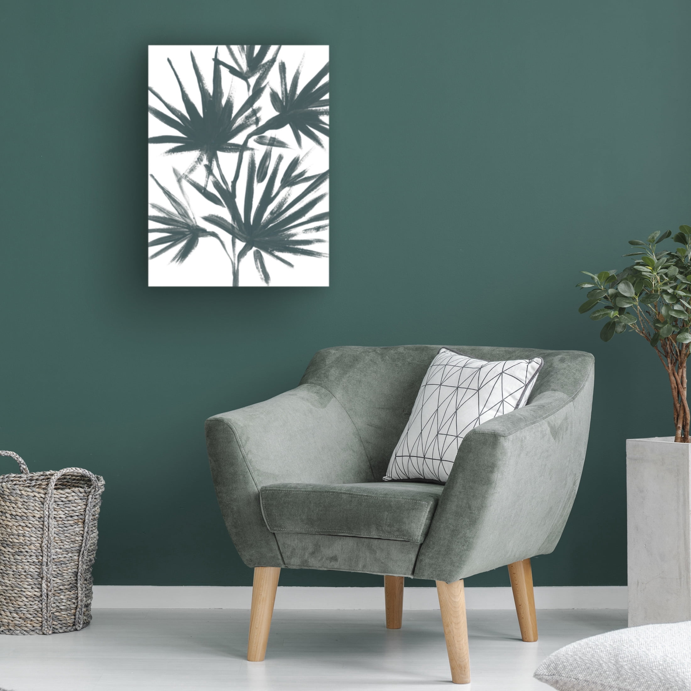 Trademark Fine Art June Erica Vess Tropical Cameo II Canvas Wall Art