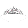thumbnail image 3 of Rhinestone Bridal Tiara: Wedding Crown - Weddings Tiaras - Bride Headpiece For Bridal Showers Halloween Hair Accessories, 3 of 3