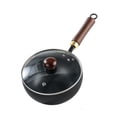 thumbnail image 2 of Iron Wok Frying Wok Pan sin recubrimiento Onicionamiento de inducción Hiradora olla de cocina china para el restaurante de cocina para acampar en casa estilo a, 2 of 8