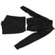 thumbnail image 5 of Traje de baño Jadeshay traje de baño de manga larga para mujer dos piezas Tamaño XL color negro, 5 of 8