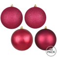 thumbnail image 2 of Vickerman N590721 2.75 in. Berry Red Assorted Ball Ornament  20 per Box, 2 of 2