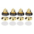 thumbnail image 1 of Lefu 24K Copper 4PCS Speakers Stand Foot Spikes Mount Speaker Box Pads Shockproof, 1 of 9