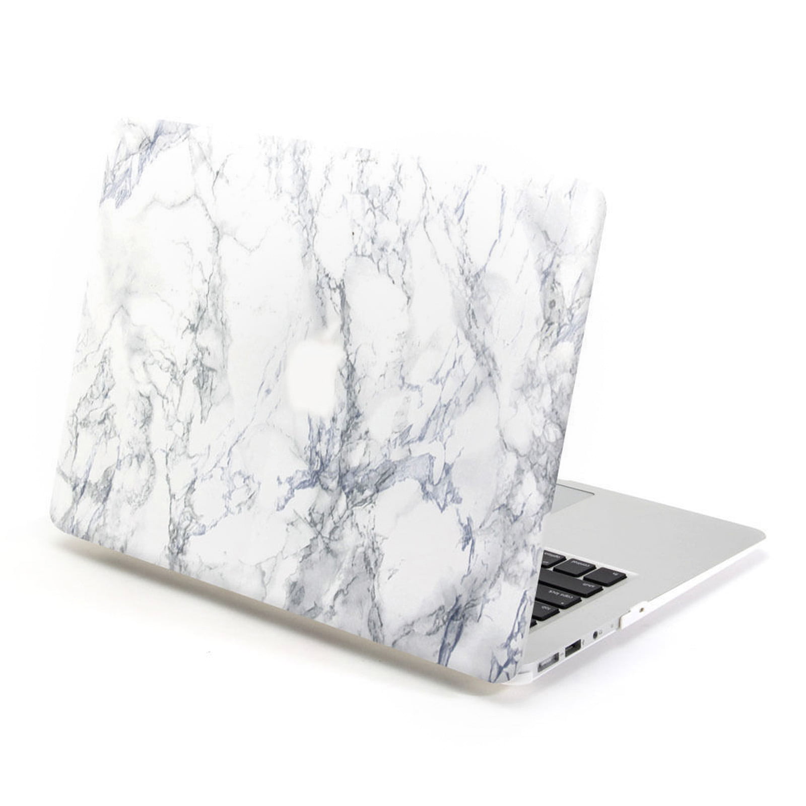 Macbook Air 11 Case Topinno Hard Case Print Frosted for MacBook Air 11 inch - Black/White Marble Pattern Rubber Coated Hard Shell Case Cover&Keyboard Cover Skin&Screen Protector Model: A1370/A1465 