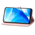 thumbnail image 3 of Feishell Embossed PU Leather Wallet Phone Case for OnePlus Nord N200 5G 6.49 inch,Full Protection Magnetic Clasp Flip Stand Card Slots Shockproof Protective Cover with Hand Strap,Rosegold, 3 of 10