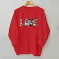 Hyknon Long Sleeve Shirts for Women 2025 Valentine's Day Cute Graphics
