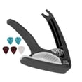 thumbnail image 4 of Electric Guitar Capo, Wide Application Quick Release Guitar Capo Set Portable Easy To Use  For Banjo For Mandolin Black, 4 of 8