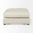 thumbnail image 4 of Beige Fabric Covered Full Size Ottoman, 4 of 9