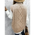 thumbnail image 4 of Dokotoo Womens Knit Sweater Vest Sleeveless Woman Plus Size Cable Knitted Pullover Sweaters, 4 of 6