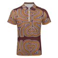 thumbnail image 4 of Mola De Panama Men Zipper T-shirt Summer Casual Short Sleeve T-shirt Top, 4 of 7