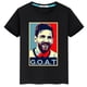 thumbnail image 2 of 2024 HOT Messi Ropa estampada para niños Verano Algodón Camiseta para niños Niñas Casual Manga corta Moda Camisas negras Ropa deportiva Top, 2 of 5