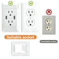 thumbnail image 3 of GJX 2026 New 20Pcs Loose Outlet Fix Plug,Wall Socket Fixer,Transparent Loose Socket Insert,Fix Plug Tightly,Keep Your Loose Socket Jack Snug for Power Plug,Fastening Socket Conversion Cover, 3 of 4
