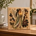 thumbnail image 2 of Fmbmuo Christmas Angle Diamond Art Kits Christmas Pearl Art Canvas Art Canvas Wall Art for Living Room, 2 of 5