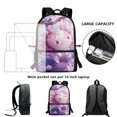 thumbnail image 4 of Jeiento Pink Axolotl Backpack for Kids with Lunch Box Book Bag for Girls 8-9 Kawaii School Bag for Primary School 2nd Grade Cute Lunch Bag Pencil Case Children Bookbag Set of 3, 4 of 7