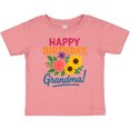 thumbnail image 3 of Inktastic Happy Birthday Grandma Floral Boys or Girls Baby T-Shirt, 3 of 5