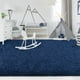 thumbnail image 4 of Alfombra FlyDoit, 274 x 366 cm, peluche Shaggy, azul marino, 9 x 12 pies, 4 of 9