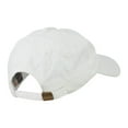 thumbnail image 4 of Fishing Crossed Fishhooks Embroidered Washed Cap - White OSFM, 4 of 5