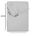 thumbnail image 2 of Juego de sabanas tacto seda King Size 4 piezas Blanco, 2 of 4