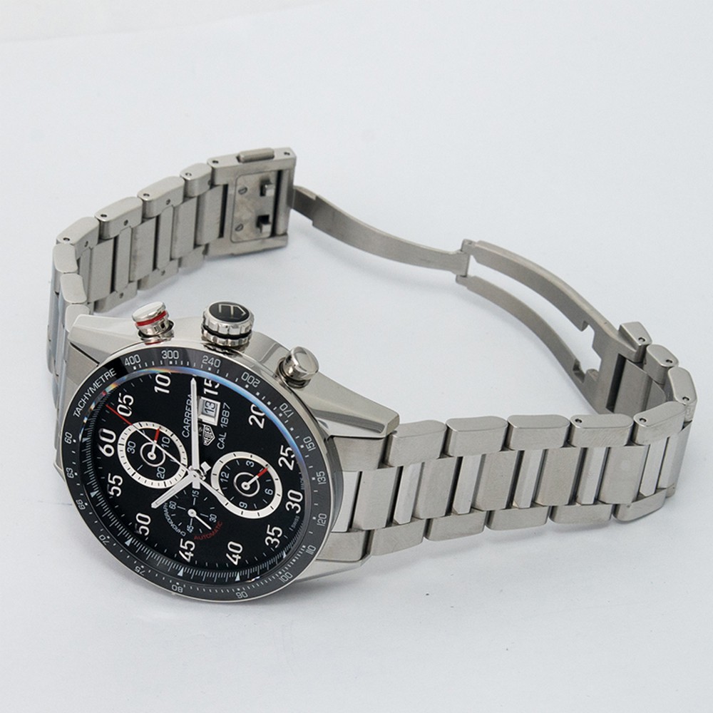 TAG Heuer Carrera Tachymeter Automatic Chronograph Black Dial Men's Watch CAR2A10.BA0799 - image 2 of 4