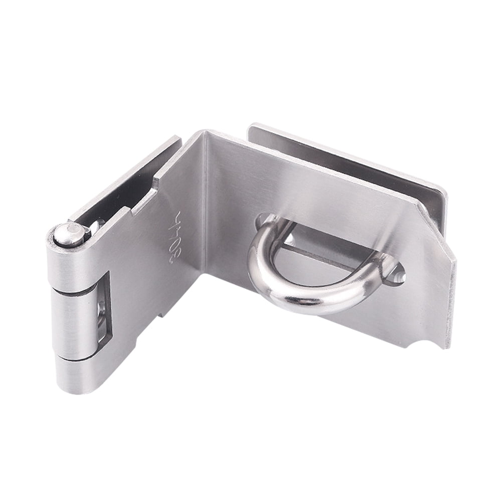 Mini Skater Right Angle 304 Stainless Steel Door Hasp Latch 90 Degree Heavy Duty 