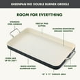 thumbnail image 3 of GreenPan Rio Double Griddle | Black, 3 of 9