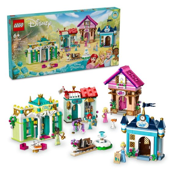 Set LEGO Disney Animation Aventura en el Mercado de las Princesas Disney 43246