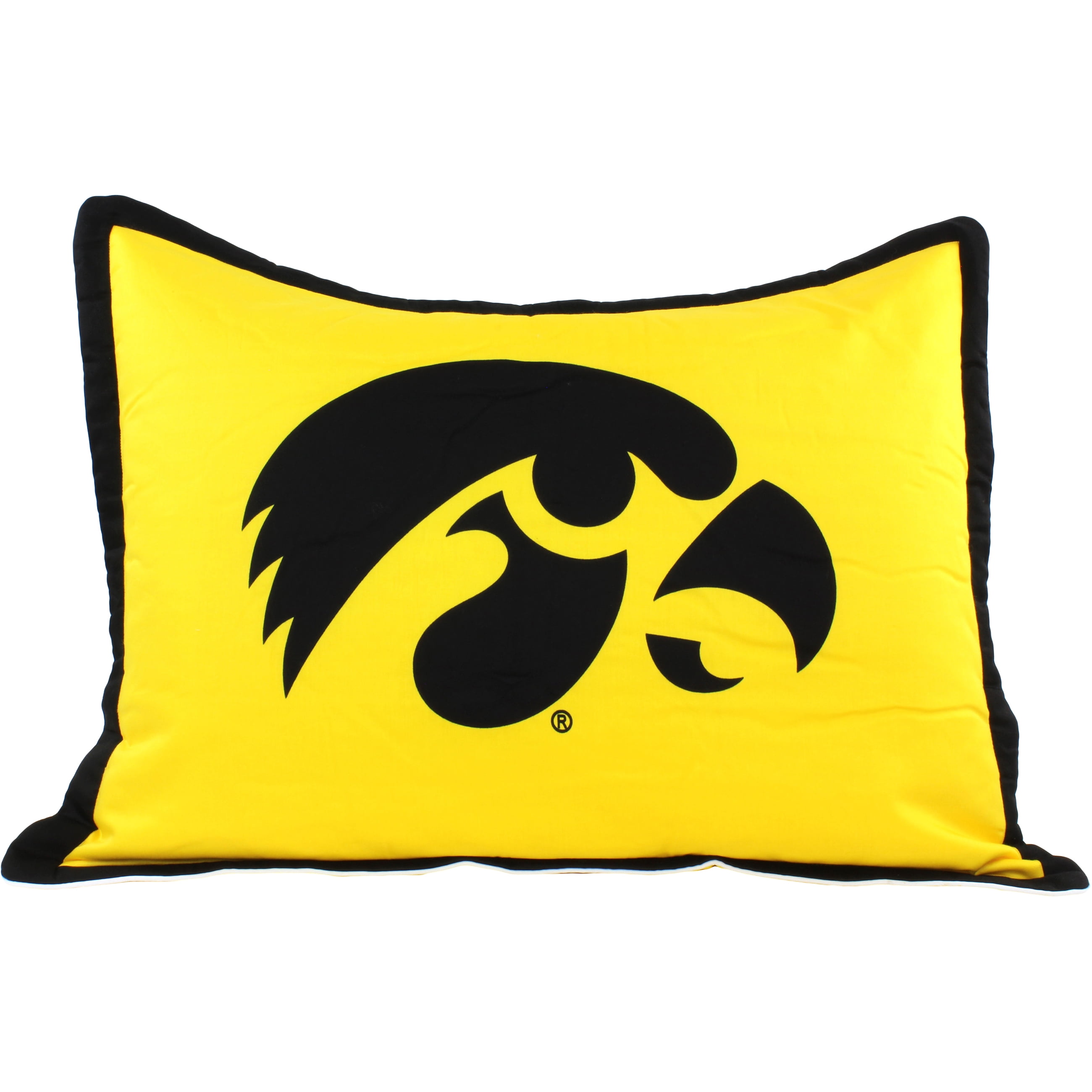 Iowa Hawkeyes 3 Pc Reversible Cotton Comforter Set, 1 Comforter, 2 Shams, King