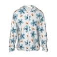 thumbnail image 2 of Lsque Flower Leaves UPF 50+ Lightweight Sun Protection Men's Women's Long Sleeve Shirt, Hoodie Performance -Large, 2 of 9