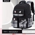thumbnail image 3 of Cute & Lightweight Waterproof Bow Decor Casual Backpack - Large Capacity School Bag, 3 of 5