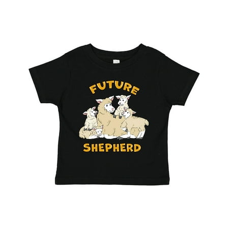 

Inktastic Future Shepherd with Cute Sheep Family Gift Toddler Boy or Toddler Girl T-Shirt