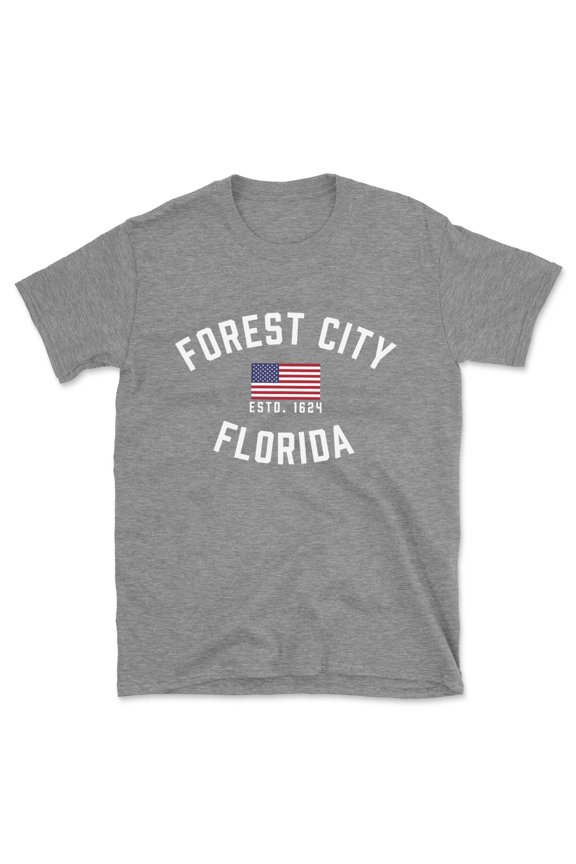 Forest City Florida Patriot Men's Cotton T-Shirt