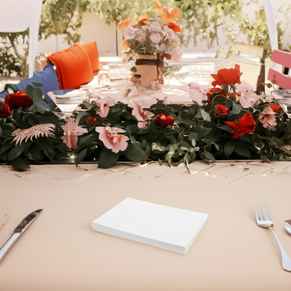 UPKOCH Letter Paper Blank White Cards 25Pcs 6x4in