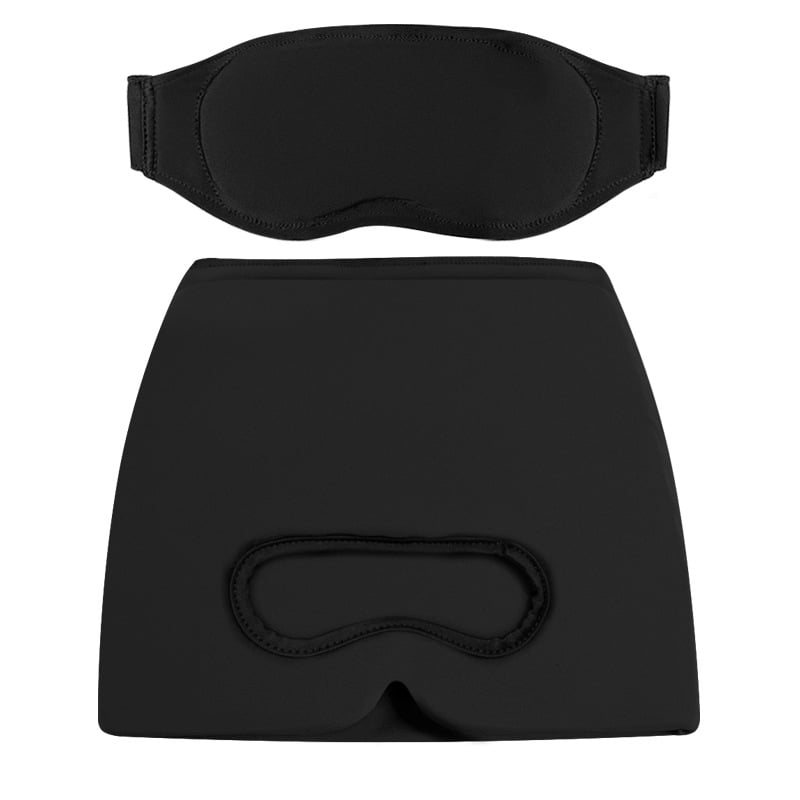 Solid Gel Cap for Hot or Cold Compress, Eye Ice Mask for Sleep and Headache Relief, Reusable Cooling Hat for Pressure and Sinus Comfort