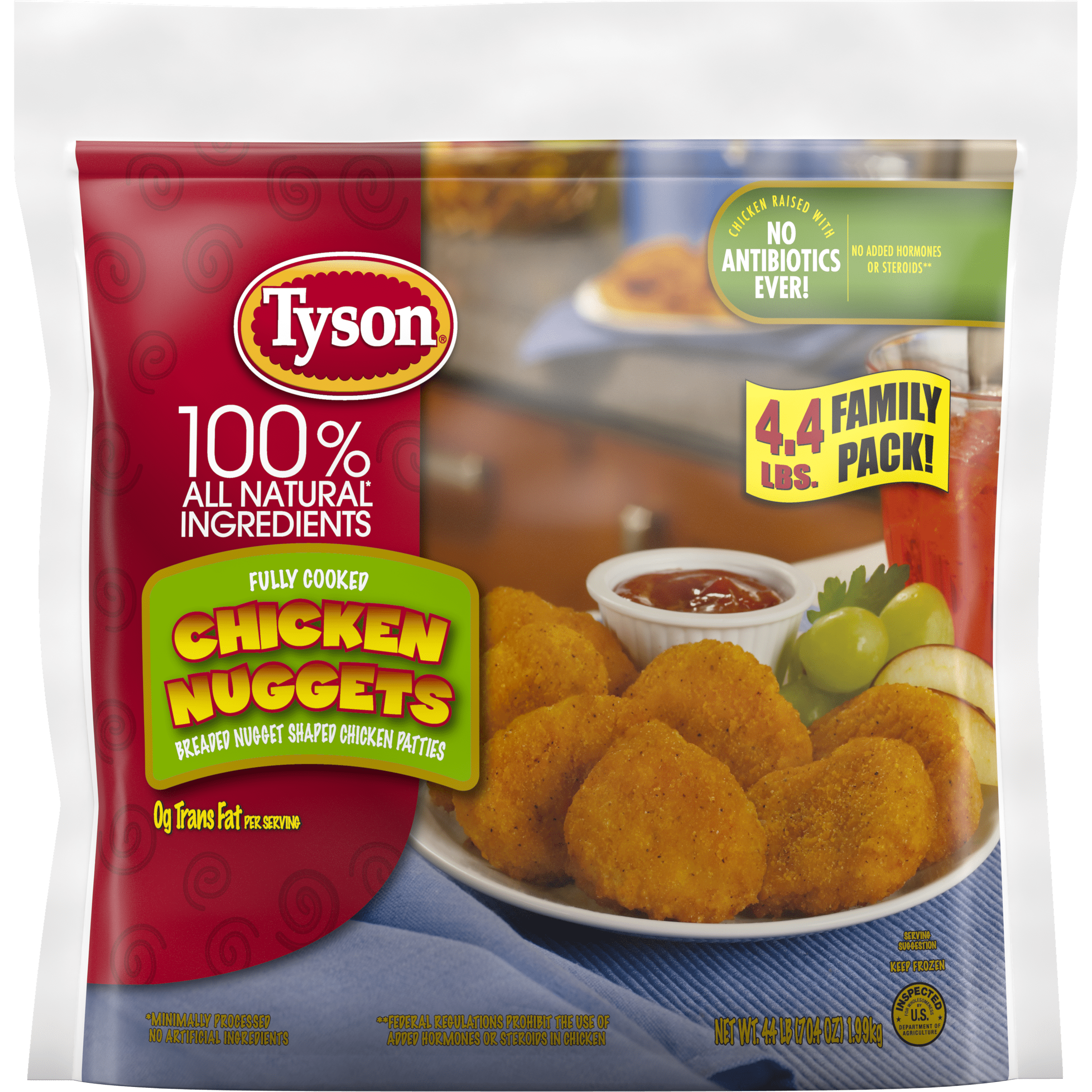 Tyson® Fully Cooked Chicken Nuggets, 4.4 lbs. (Frozen)