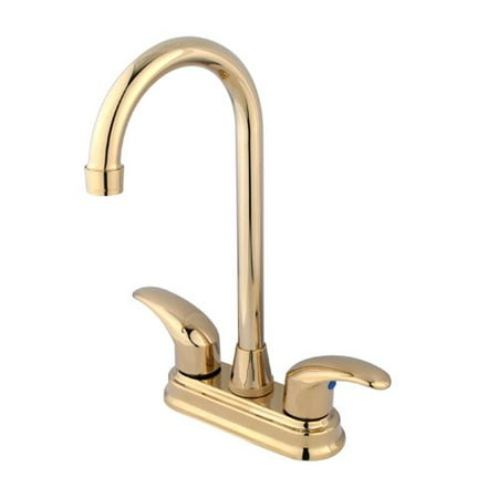 UPC 663370009709 product image for Kingston Brass KB6492LL Two Handle 4 inch Centerset Bar Faucet | upcitemdb.com
