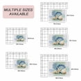 thumbnail image 6 of Blue Coastal Starfish Outdoor Rug 3x5 Ft, Non Slip Washable Area Rug, Grey Sage Green Nautical Coral Summer Patio Rugs Carpet Runner, Large Floor Mat for Indoor/Outdoor Deck Porch Camping, 6 of 8