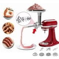 thumbnail image 2 of Meat grinder for KitchenAid mixer, stainless steel kitchen accessory, 2 of 5