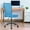 Blue, variant on XF XINFENG Office Computer Chair Armless Mash Chairs Mid Back Ergonomic Rolling Swivel with Lumbar Support for Girls,Red